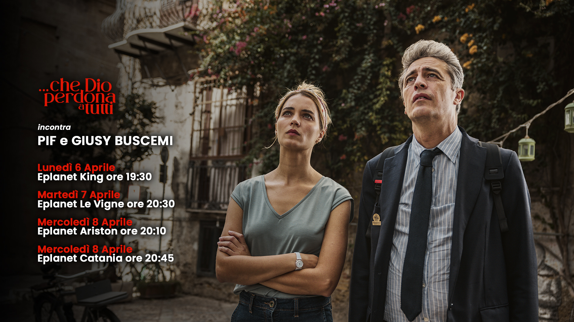 Incontra Pif e Giusy Buscemi